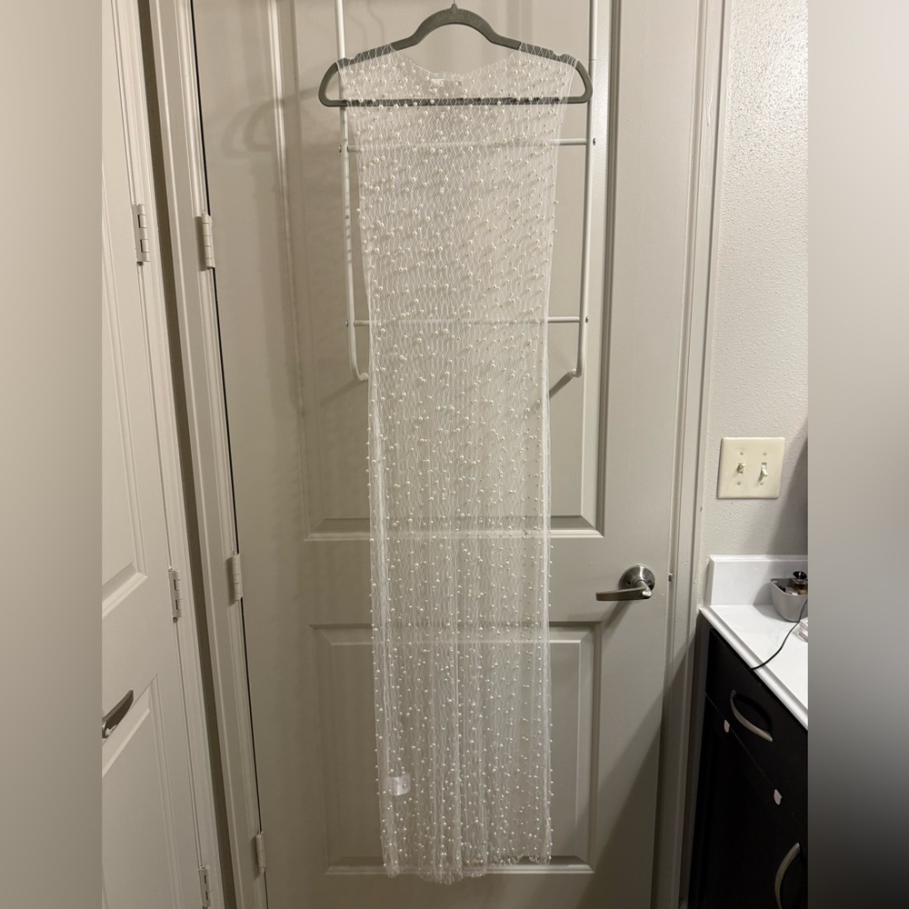 Peppermayo White Beaded Lace Top - Picture 3 of 4